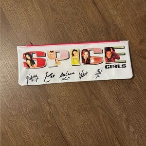 Vintage Spice Girls White Zip Bag Like New Never Used
